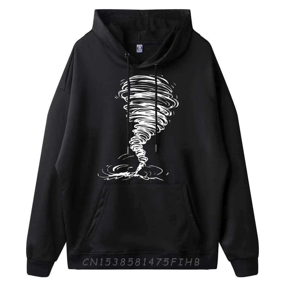 Штормовой Торнадо Твистер Ураган Погода Страшный костюм Роскошная толстовка с