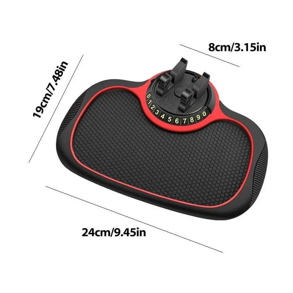 Автомобильная светодиодная противоскользящая подставка вращающийся на 360 °