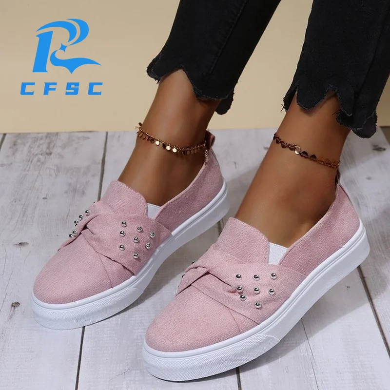 

Fashion Women's Shoes Vulcanized Shoes 2022 New Spring New Casual Women's Casual Solid Color Sports Large Size 43 Flat Shoes