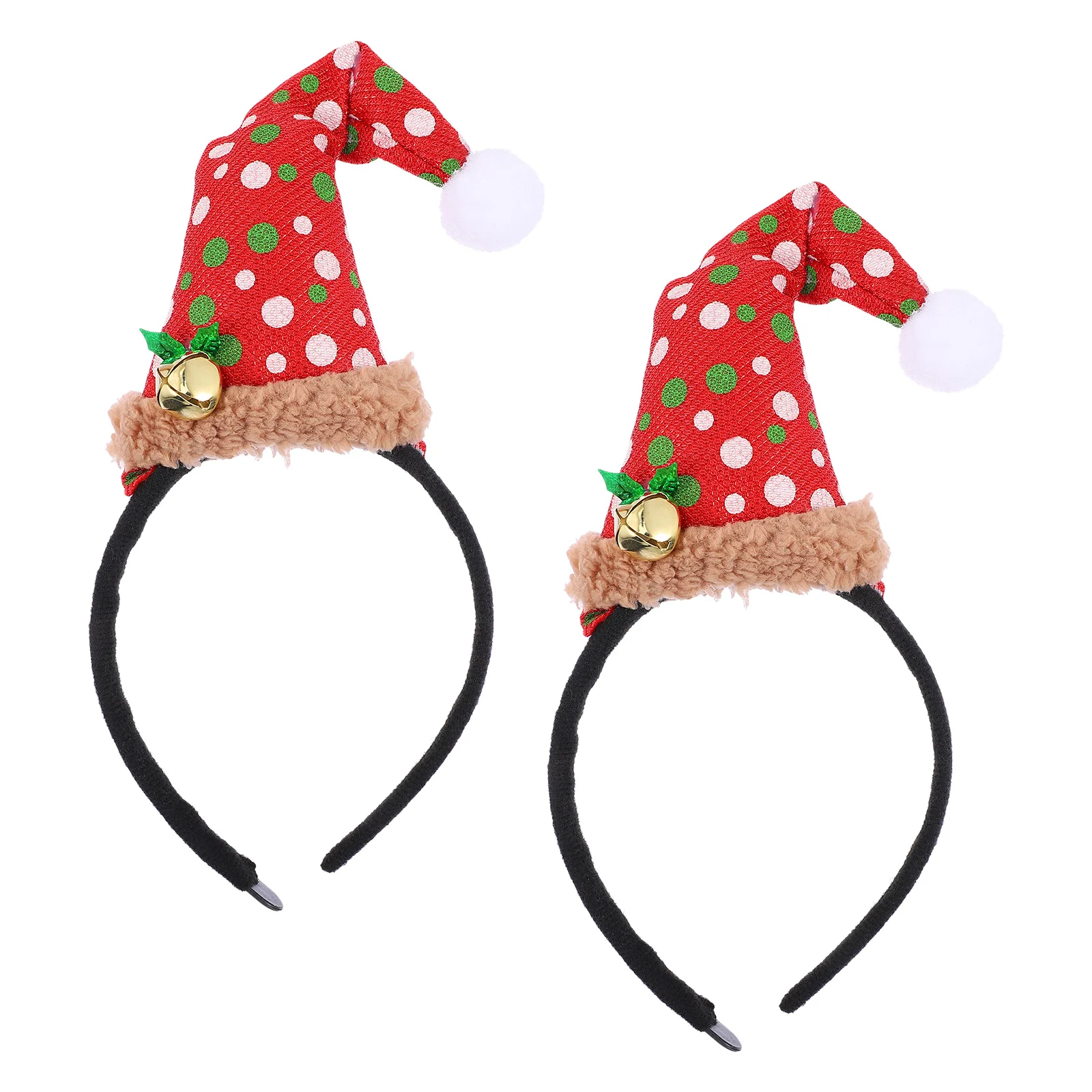 

2pcs Fabric Adorable Christmas Hair Hoops Christmas Headbands for Children Adult