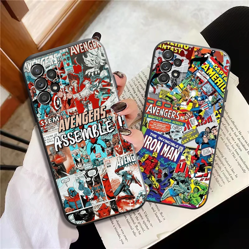 

Marvel Avengers US Phone Cases For Samsung Galaxy A21S A31 A72 A52 A71 A51 5G A42 5G A20 A21 A22 4G A22 5G A20 A32 5G A11 Cases