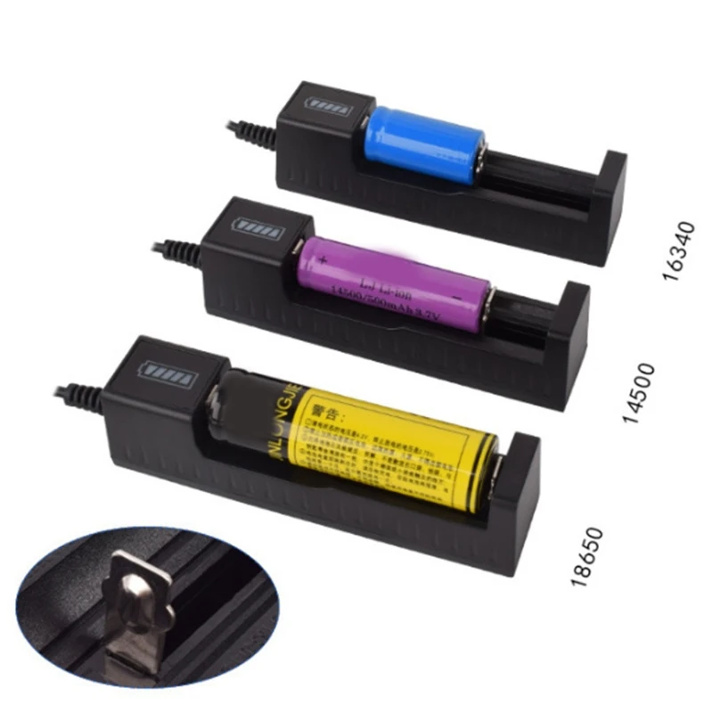 Устройство для быстрой зарядки аккумуляторов 18650 14500 16340 USB-зарядное устройство