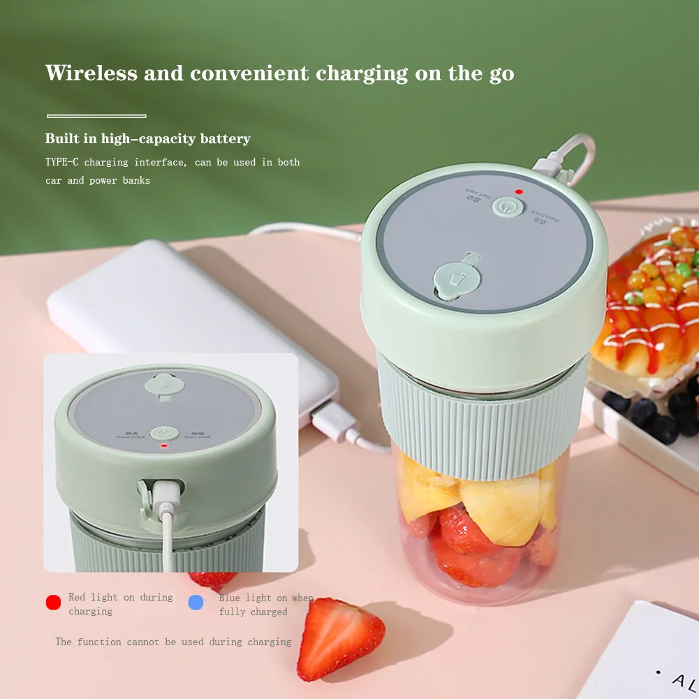 Портативный блендер чашка и крышка для путешествий 11 83 унции перезаряжаемая