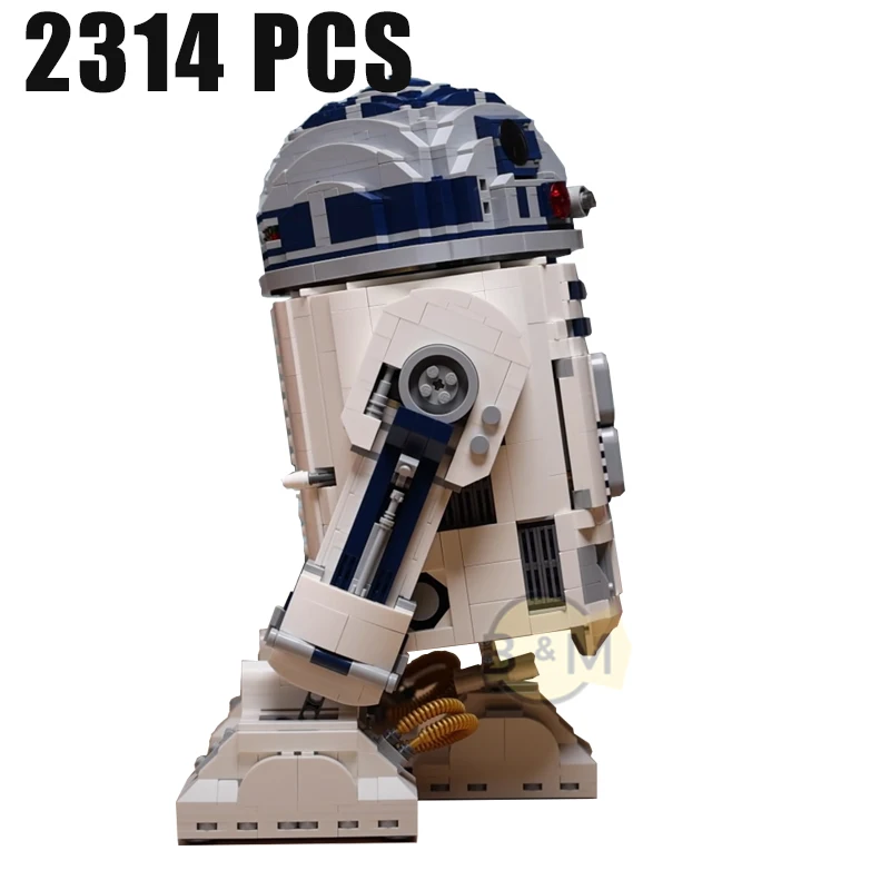 Новинка модель конструктора Space Wars R2D2 BB8 из 2314 деталей самоблокирующиеся Кирпичи
