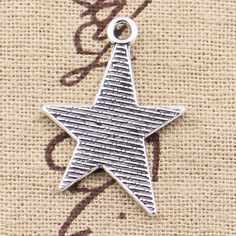 8 шт. подвески в форме звезды 28x21 мм |