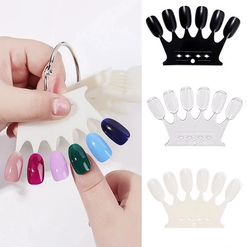 

Nail Color Display Board False Nail Display Crown Color Chart for Nail Practice