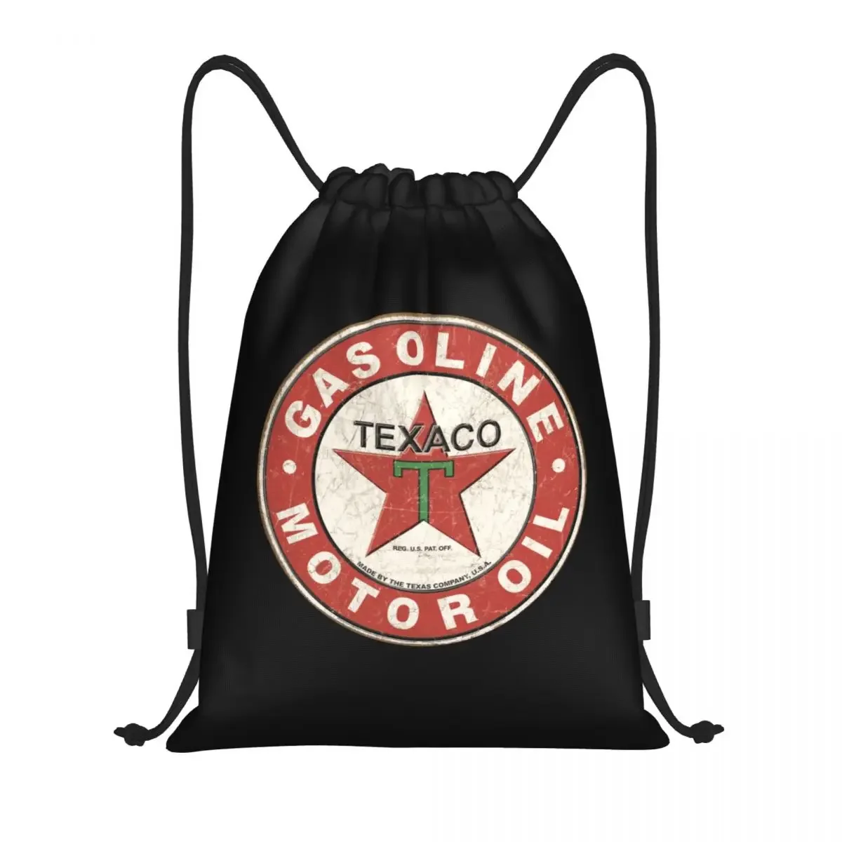 Винтажные подарочные сумки на шнурке Texaco для мужчин и женщин складной спортивный