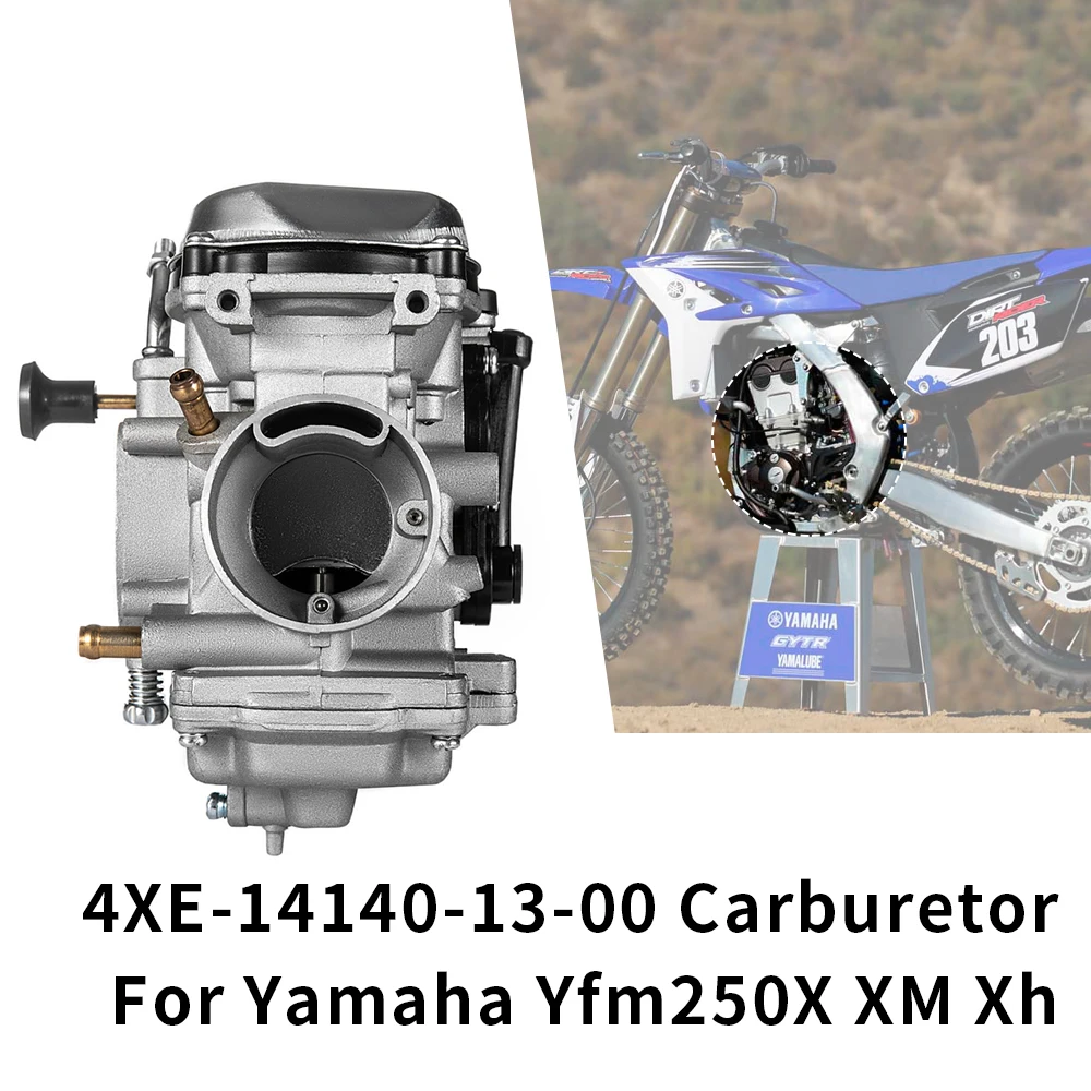 

YFM250 Carburetor Replace 4XE-14140-13-00 Fits For Yamaha Yfm250X Yfm250Xh Bear Tracker 250 Yfm250XM 1999-2004 ATV Carb