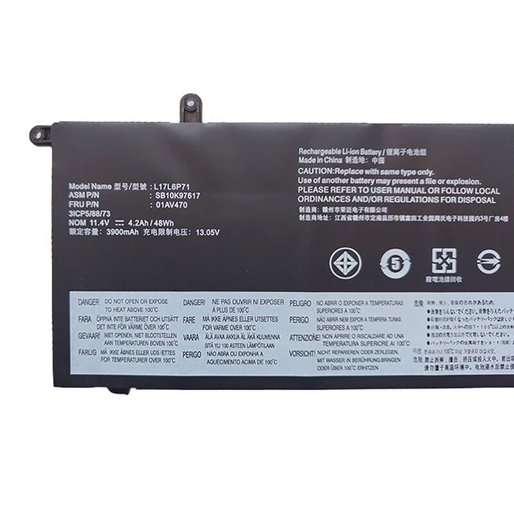 L17L6P71 L17M6P71 L17C6P71 Сменный аккумулятор для ноутбука Lenovo ThinkPad X280 Series 01AV470 01AV471 01AV472