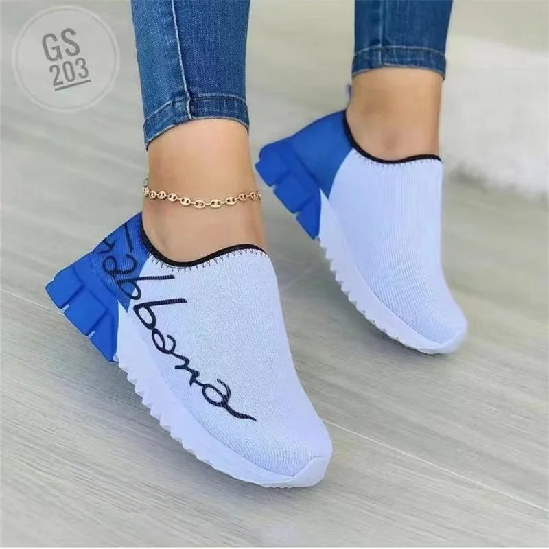 New Sneakers for Women Comfortable Mesh Fashion Casual Shoes Slip on Platform Female Sport Flats Ladies Vulcanized Shoes Zapatos
