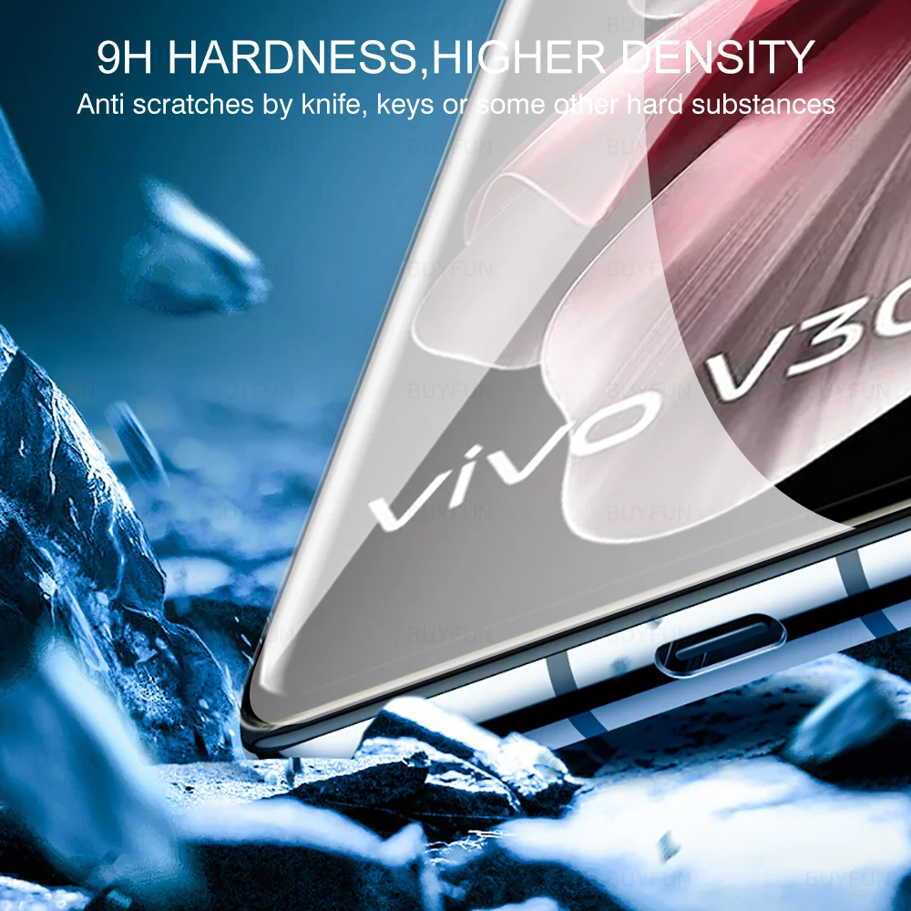 Изогнутая Защита экрана для vivo V30e 5G закаленное стекло V30 Pro V30pro e V 30e 30pro 2024 полное