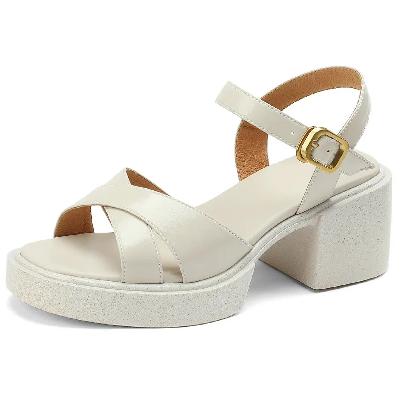 

Dilalula Classic Women Sandals Retro Concise Patent Leather Office Ladies Comfort Thick Heels Shoes Woman 2022 Summer