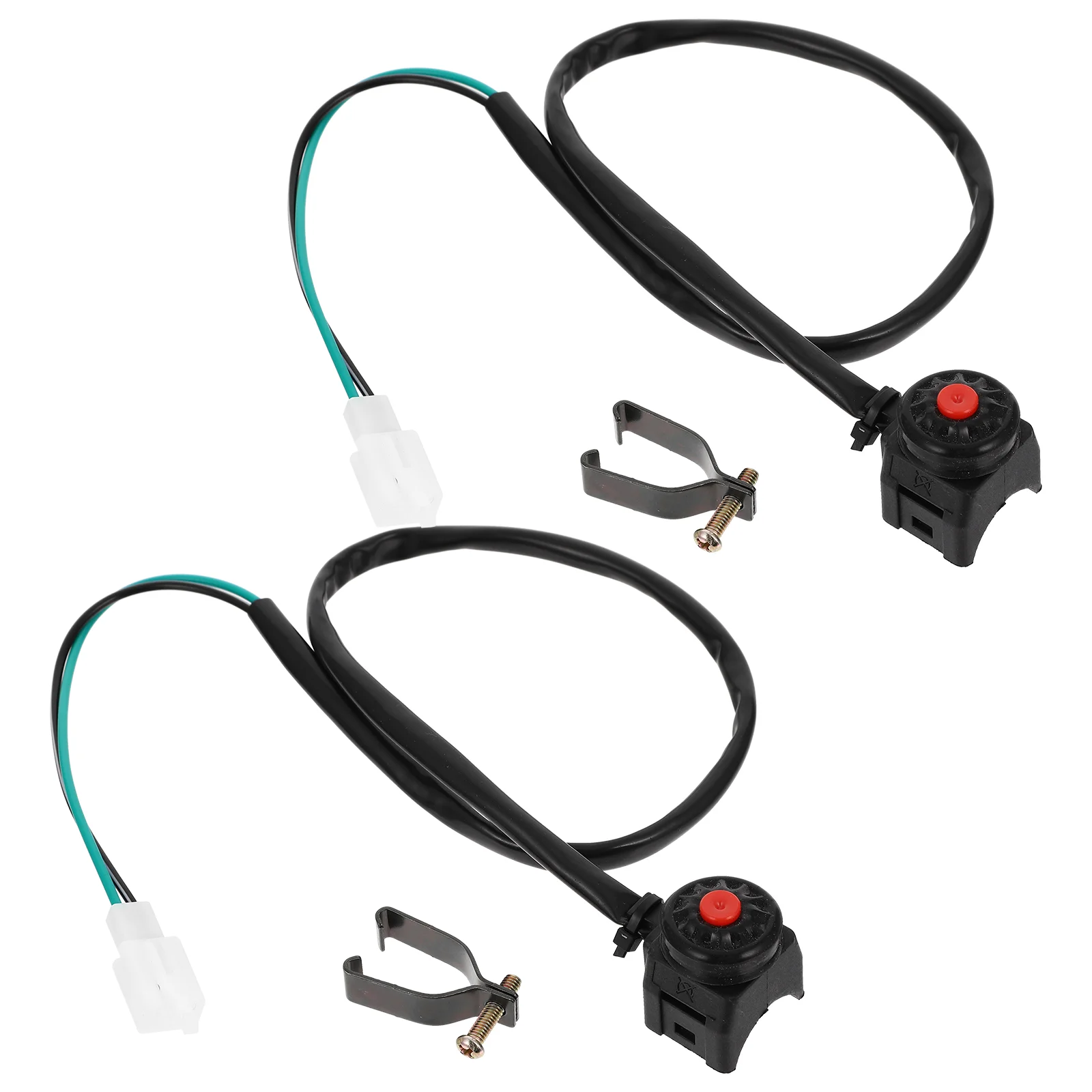 

2pcs Motorcycle Kill Stop Switch Push Button Horn Starter for Dirt Bike ATV