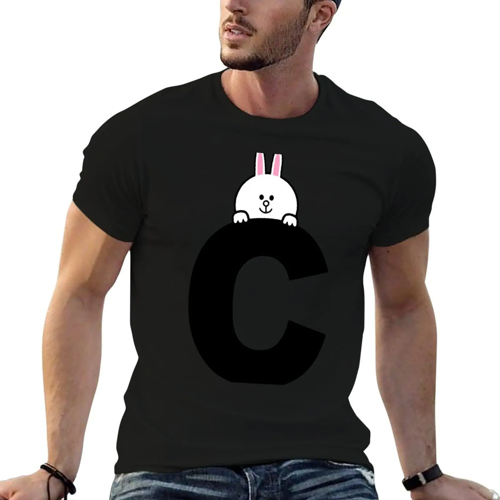 Фото Футболка C is for Cony, спортивная, с коротким рукавом, атлетического кроя №1