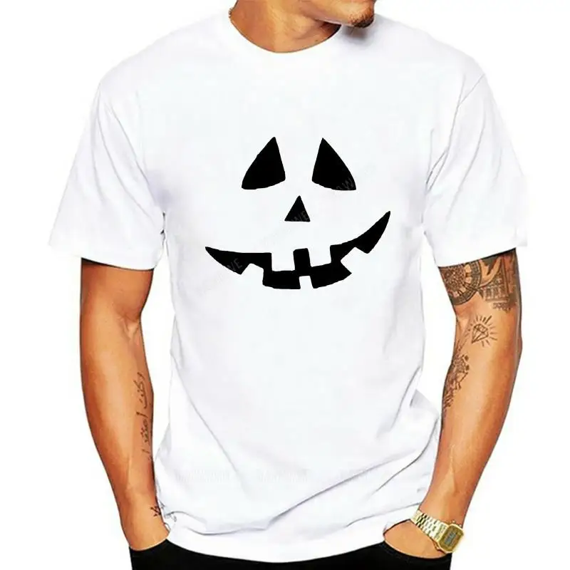 Новое поступление футболка унисекс топ Camiseta de Halloween для мужчин и женщин camisa calabaza