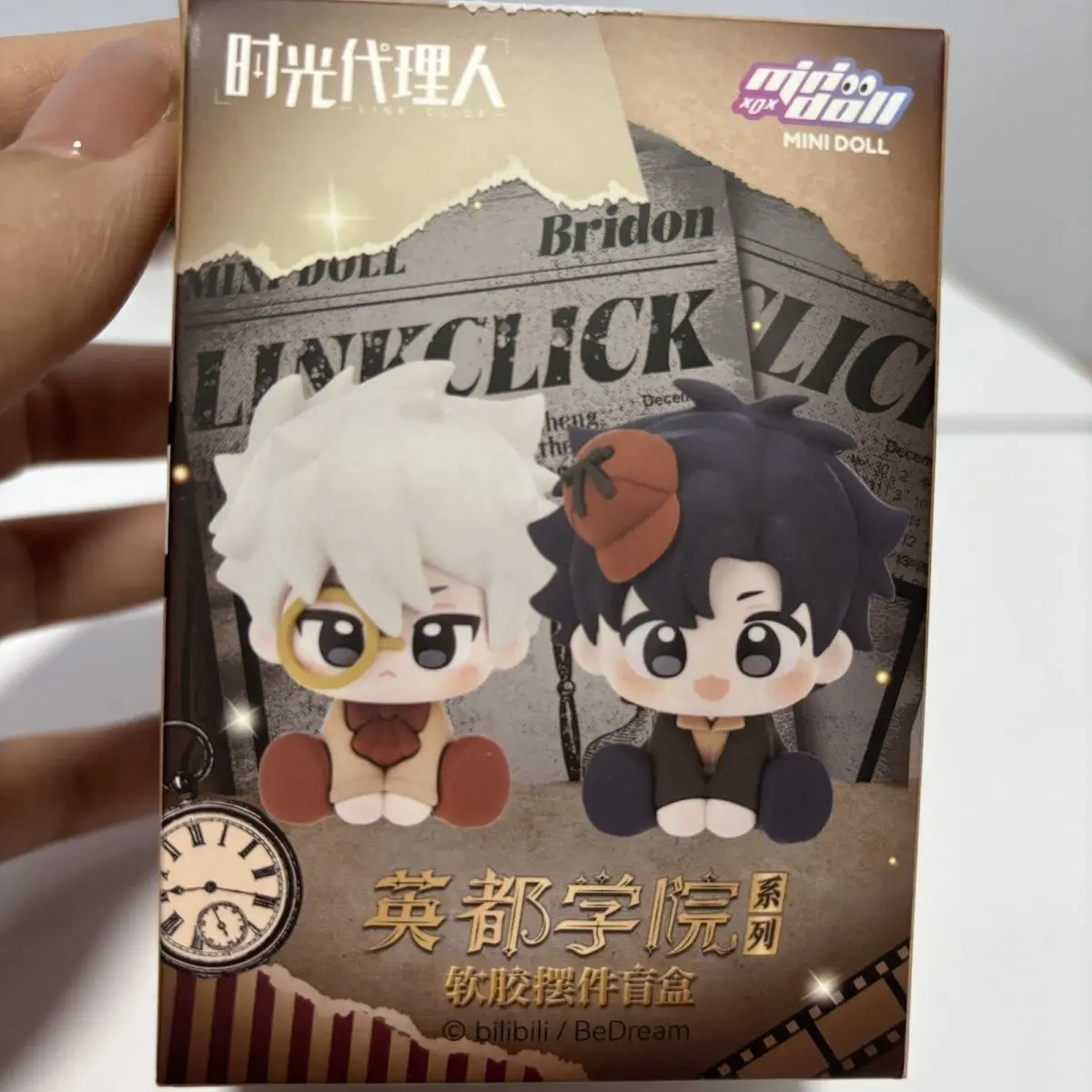 Фото Коллекционная аниме-фигурка Minidoll: серия Link Click Bridon Arc, мягкая резиновая фигурка в сидячей позе, гаражный набор, слепая коробка, декоративный подарок №1