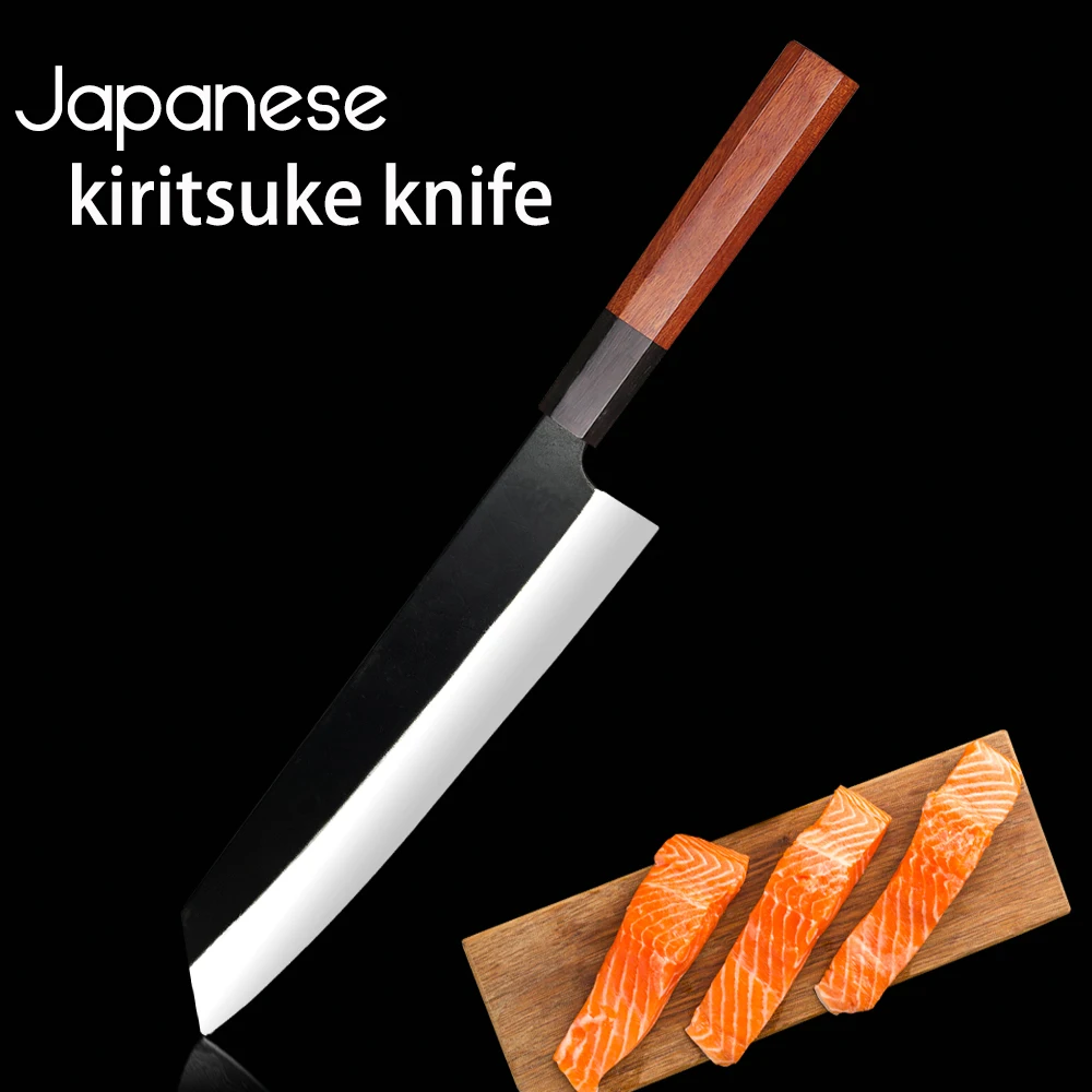 Японский нож Кирицуке с восьмиугольной ручкой кухонные ножи шеф-повара Gyuto