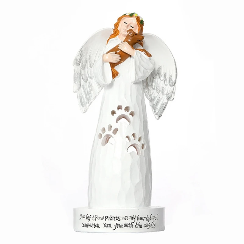 Статуя феи садовый орнамент изделия из смолы статуя ангела подсвечник в