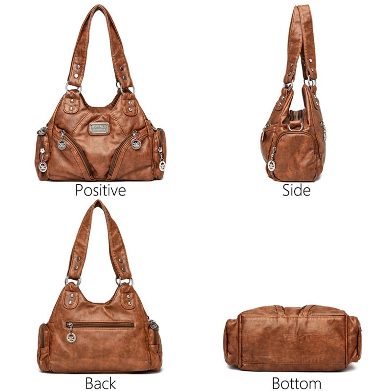 Популярные Роскошные женские сумки дизайнерская вместительная дамская сумочка