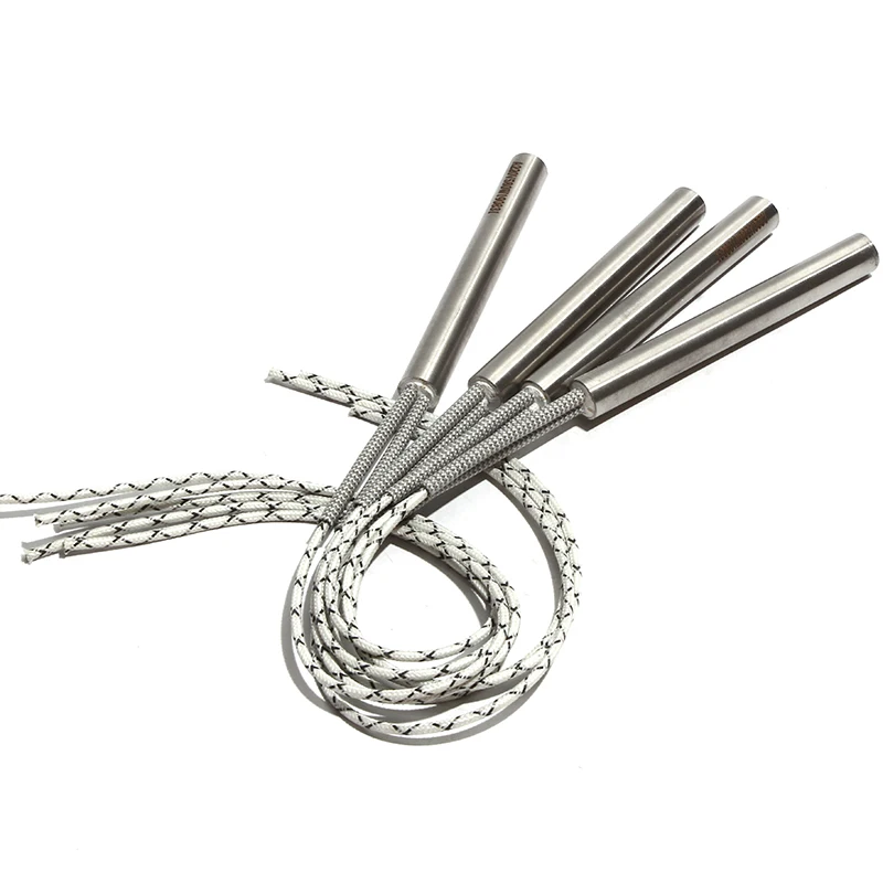 Нагревательный элемент с одним нагревательным элементом, 12/24/36/48 В, 316SS, 8x6 5/70/75/80/85 мм, 70-95 Вт, 5 шт./лот