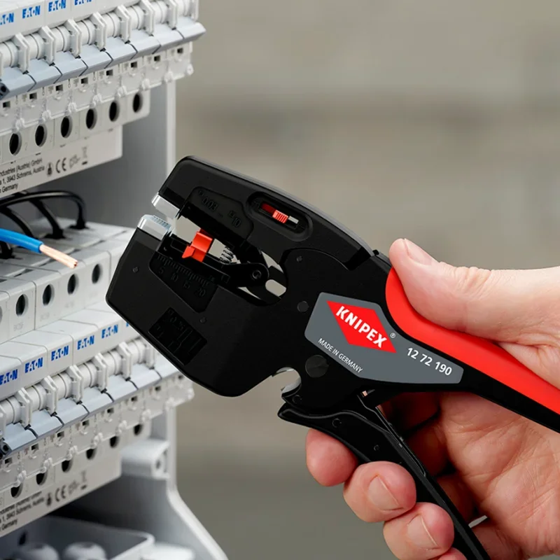 KNIPEX многофункциональный инструмент NexStrip для электрика. Автоматический зачистки