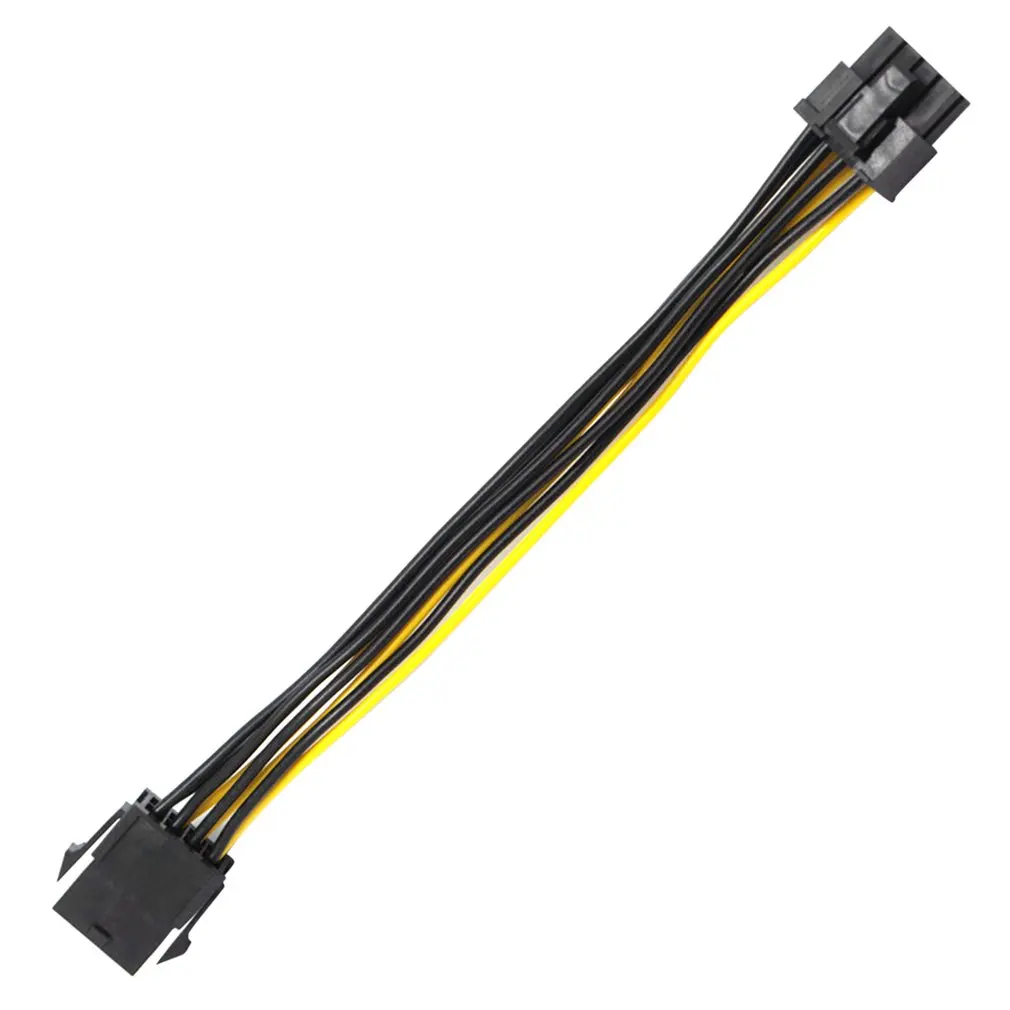

Graphics Card 8Pin Female To 6+2Pin Male Slide Rail Power Extension Cord 32CM Power Extension Cable Male To Female