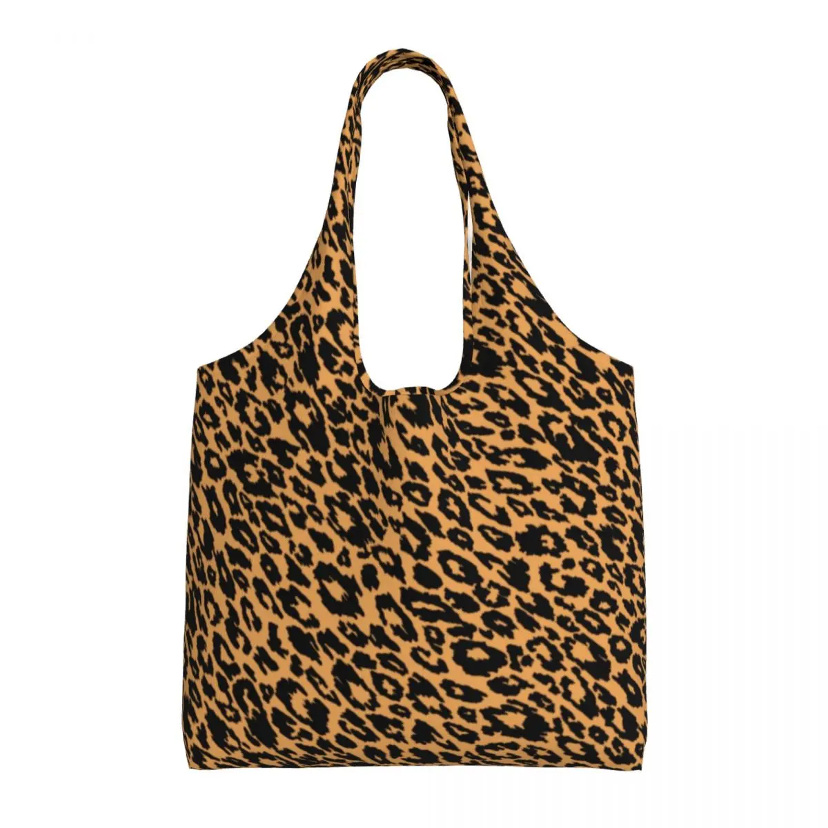 

Классическая леопардовая сумка для покупок, модные женские сумки с животным принтом, забавные тканевые Офисные Сумки