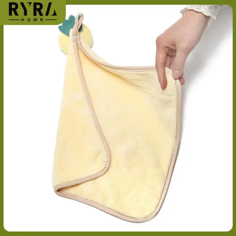 

Non Fading Birthday Towel Coral Fleece Cartoon Towels Highly Absorbent Hand Towels Soft Household Items And Durable Embroidery