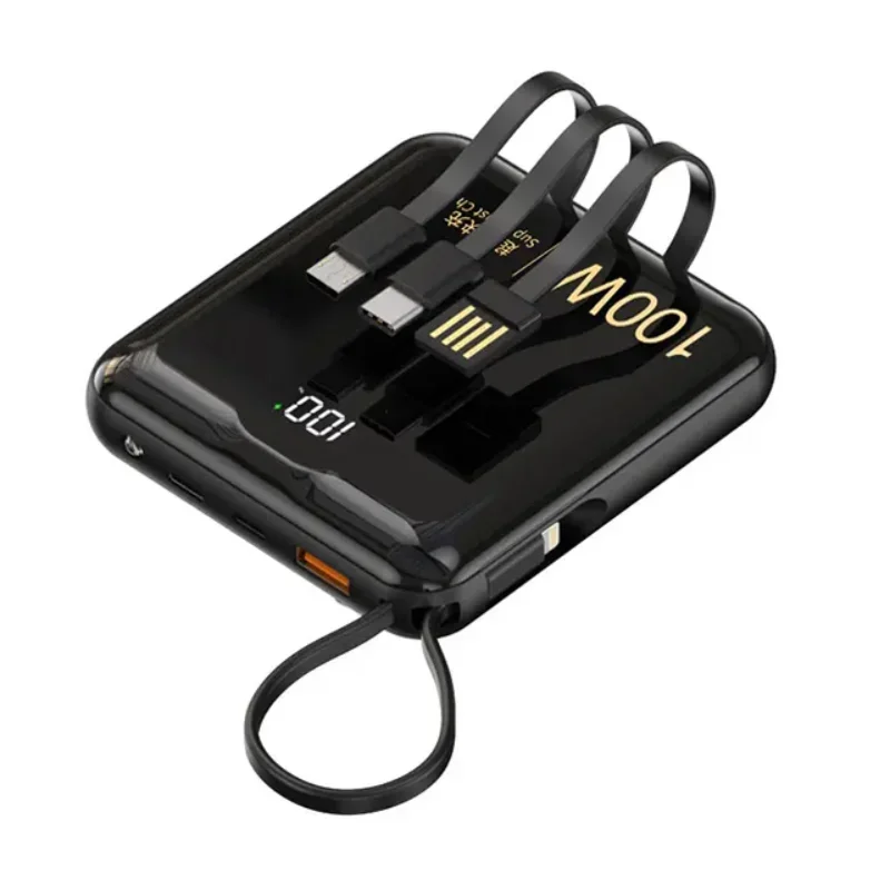 100 Вт Быстрая зарядка мини портативное зарядное устройство 20000 мАч для iphone Huawei