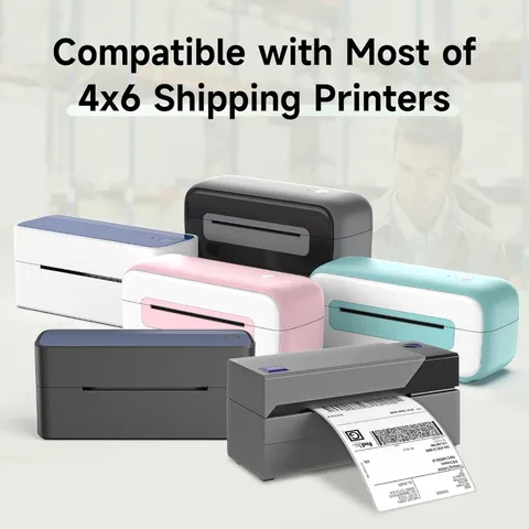 Рулон термонаклейки 100x150 мм, размер A6, рулон наклеек для транспортировочной этикетки, клейкая бумага для принтера Phomemo PM-241BT/D520/246S