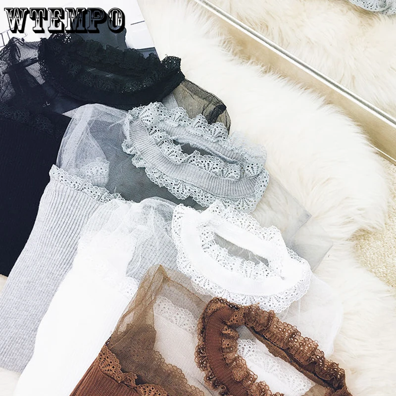 Свитера женский сексуальный модный свитер сетчатые кружевные лоскутные