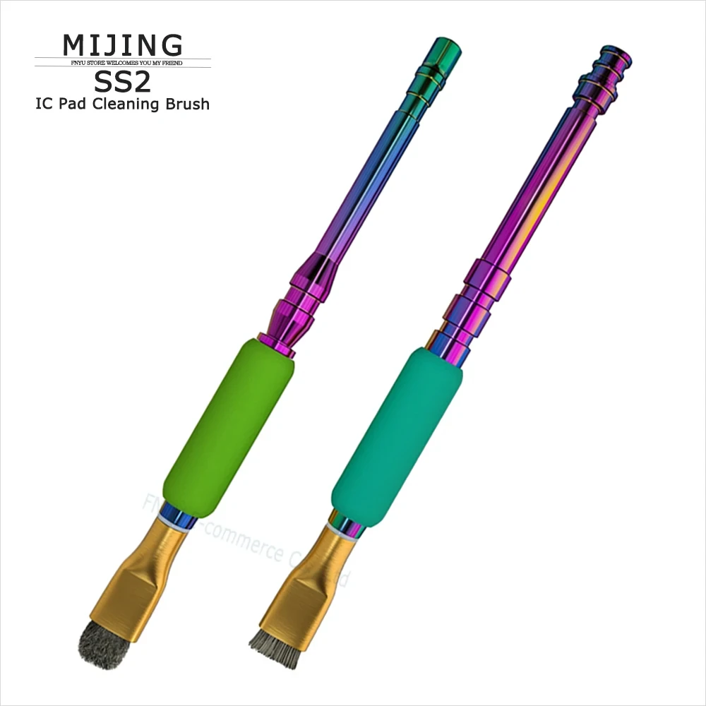 

Антистатическая щетка Mijing, набор инструментов 2 в 1 для чистки микросхем и плат мобильного телефона, iPhone, процессора