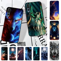 wolf art phone case for huawei p30 40 20 10 8 9 lite pro plus psmart2019