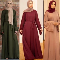 ramadan muslim hijab dress eid mubarak solid abayas for women dubai abaya turkey arabic african dresses islam clothing caftan