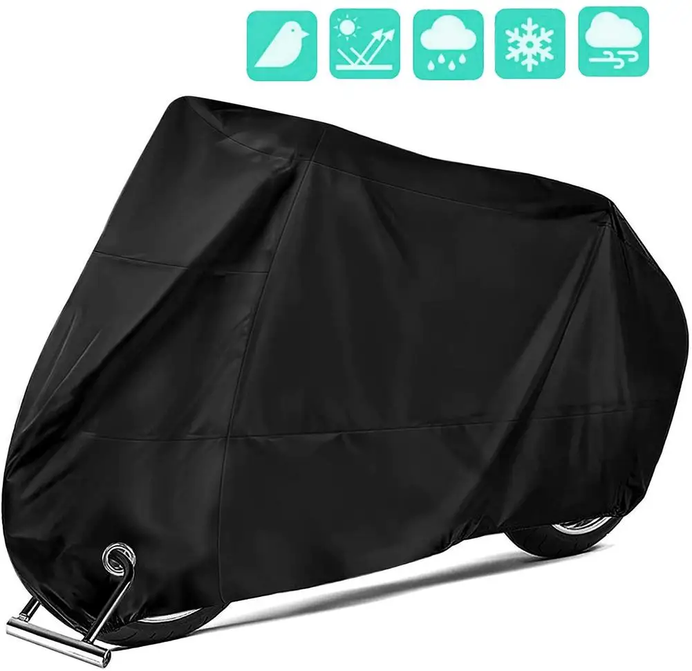 

Motorcycle Cover Waterproof Motorcycle Dust Cover Snow Uv-proof With Keyhole For All Motorcycles