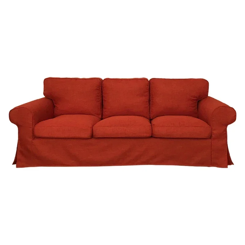 Чехол для дивана из льна и хлопка с рисунком кошки