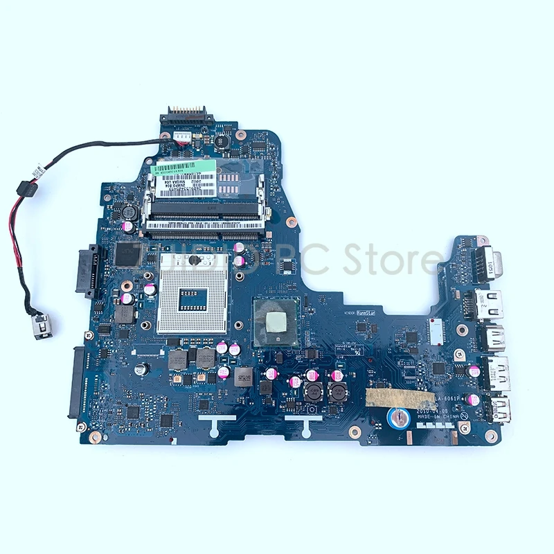 

Системная плата ZUIDID K000104270 K000104250 NWQAA LA-6061P для ноутбука toshiba Satellite A660 A665, материнская плата HM55 DDR3, Бесплатная Материнская Плата ЦП