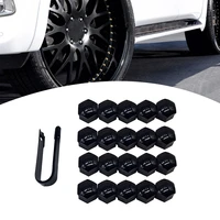 20pcs vehicle car wheel lug bolt nut protective covers car styling tyre hub screw protector cap with clip