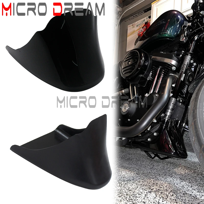 Передний спойлер для мотоцикла Harley Sportster XL 883 1200 Forty Eight SuperLow Iron 1200 2004-2020 Передний спойлер для мотоцикла Harley Sportster XL 883 1200 Forty Eight SuperLow Iron 1200 2004-2020