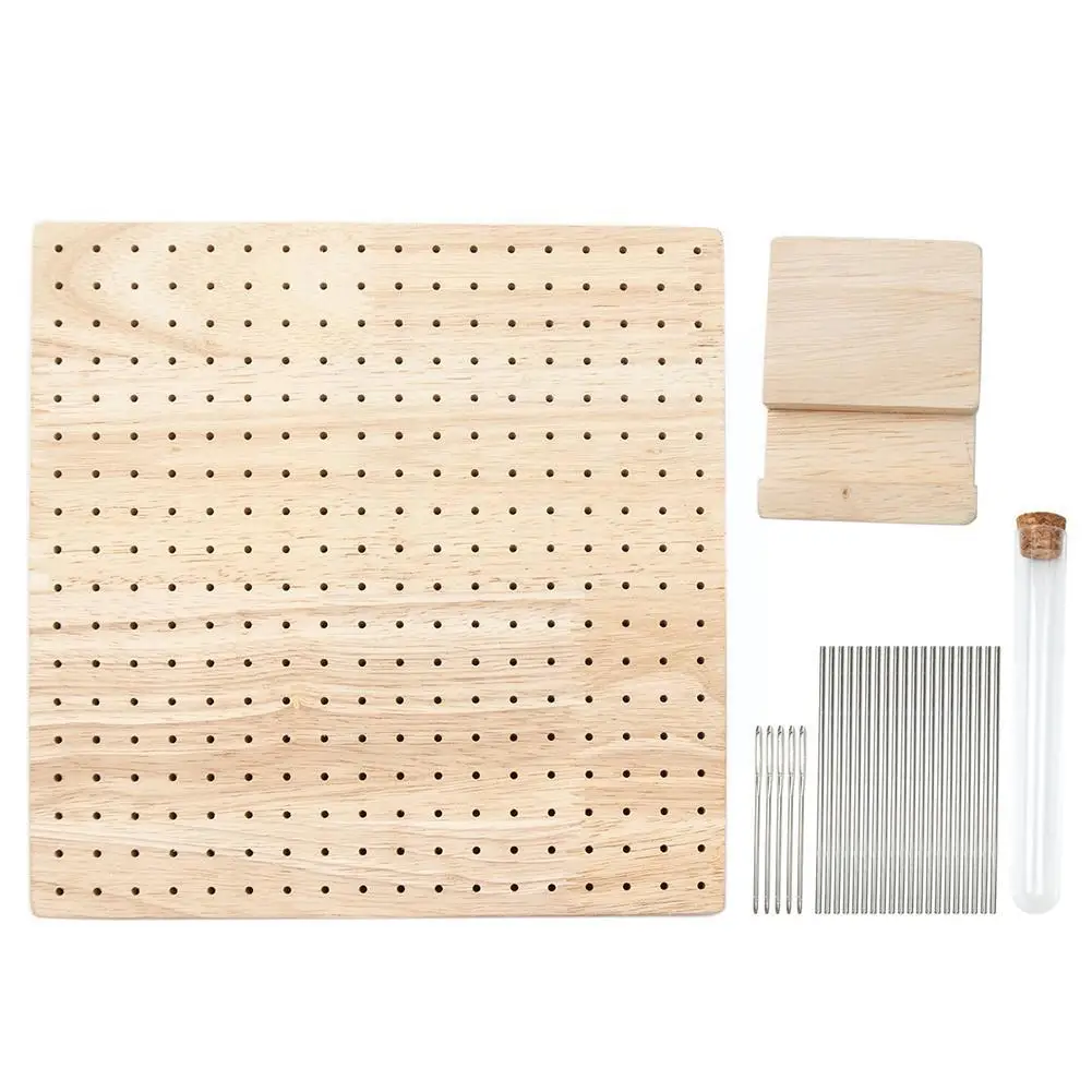 

Wooden Blocking Board With 324 Small Holes Granny Square Crochet Board For Diy Sewing Knitting Crafting F6q0