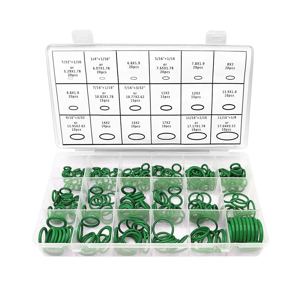 

Уплотнительные кольца, прокладка, резиновое уплотнительное кольцо, комплект нитриловых моек для предотвращения утечки гидравлического трубопровода высокого давления, 270 шт./лот