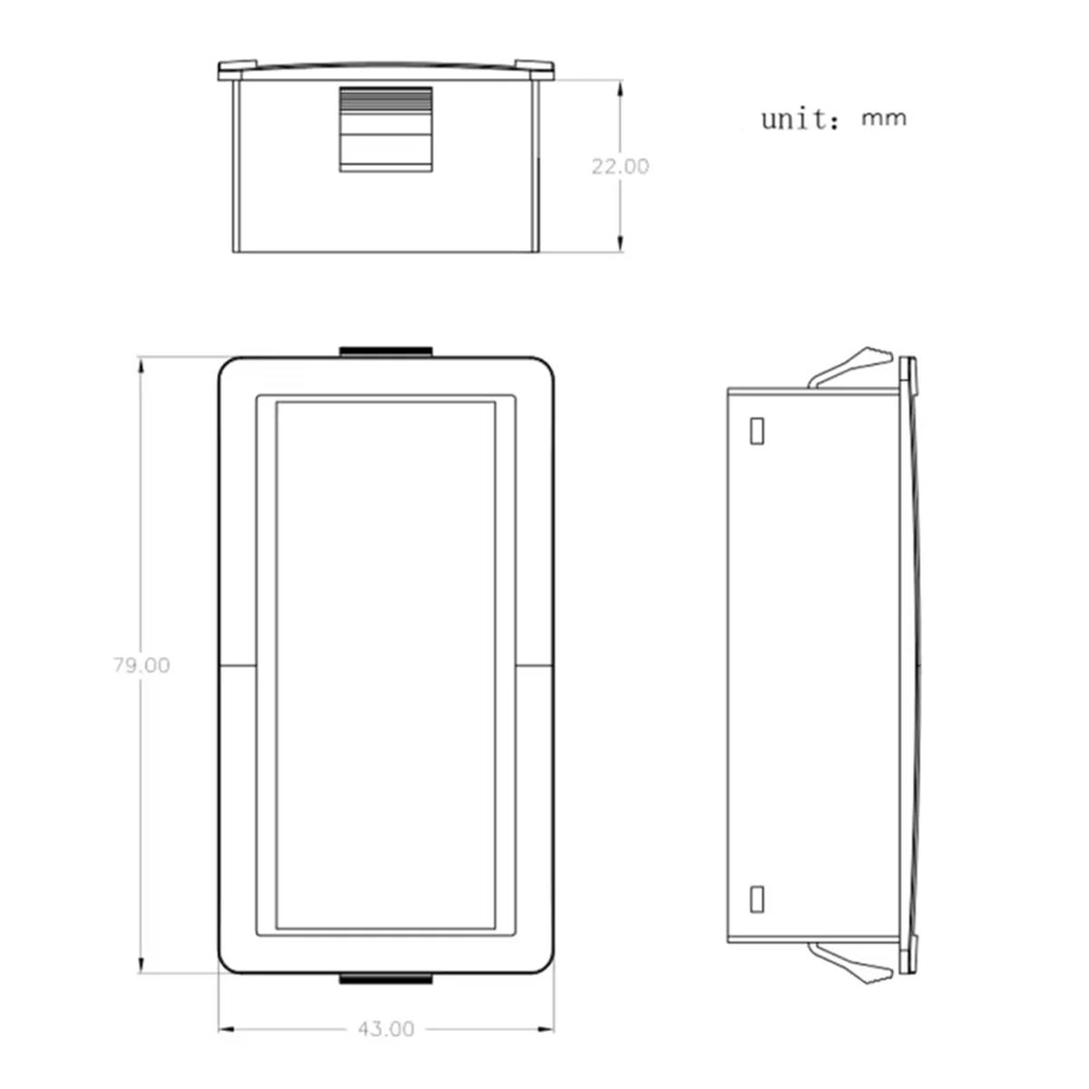 YH-TC01 Цифровой тахометр Высокоточный светодиодный цифровой измеритель скорости