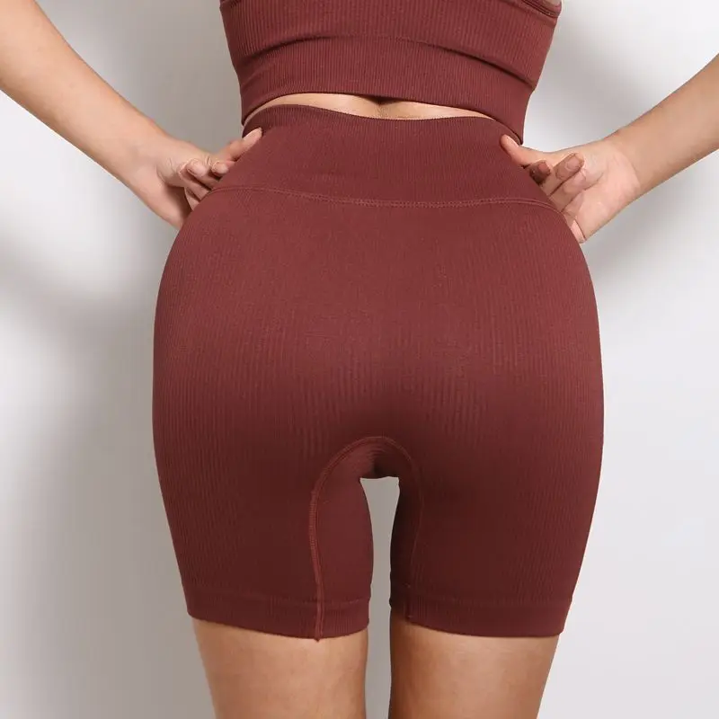 NewPro Fitness Sports Pants Shorts High waist Slim Yoga Pants Buttock Lifting Pants Women's Pull Rope Breathable Sports Leggings