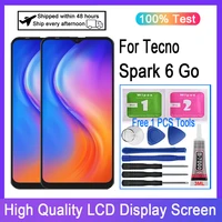 original for tecno spark 6 go ke5j ke5k lcd display touch screen digitizer replacement