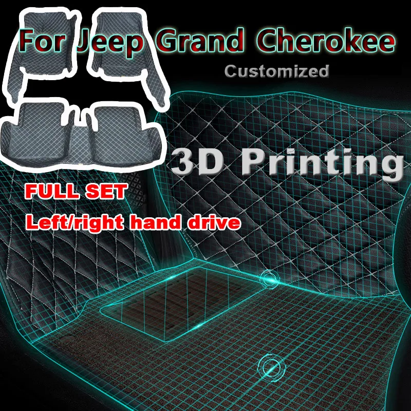 

Car floor mats for Jeep Grand Cherokee WK WK2 2011 2012 2013 2014 2015 2016 2017 2018 Custom auto foot Pads