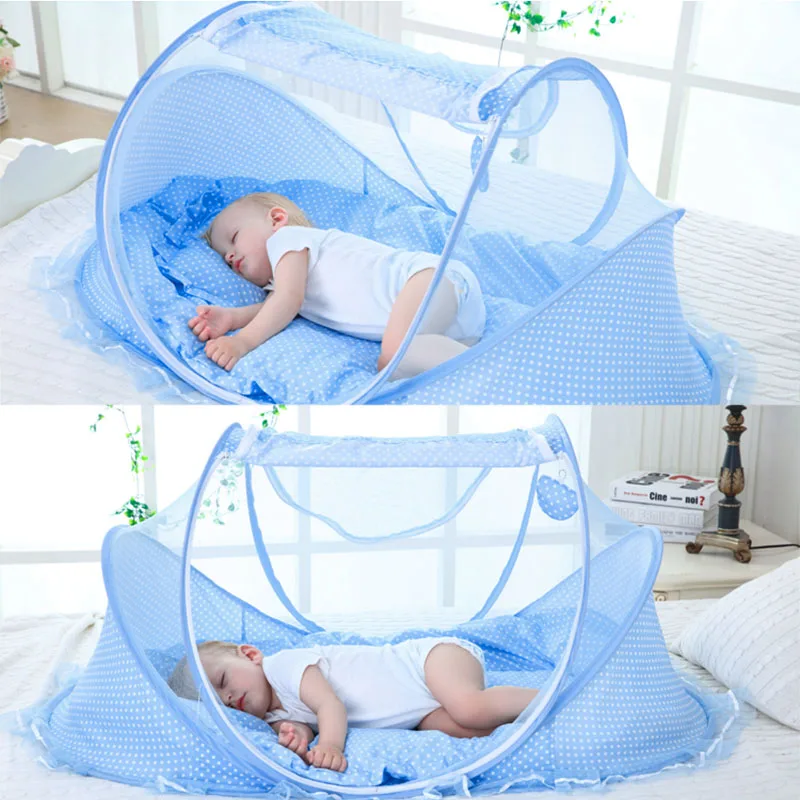 

Portable Soft Baby Crib 0-3 Years Bedding Mosquito Net Foldable Bed Cotton Sleep Travel Beds Cribs Pillow Mat Setat Set 모기장