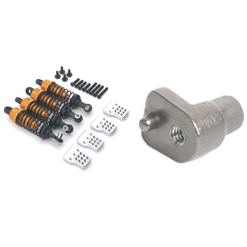 

4 шт., металлический амортизатор с удлинителем для WPL D12 1/10 Titanium