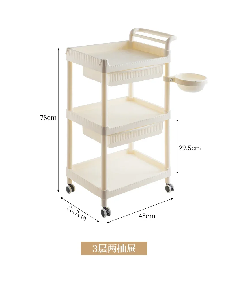 Вращающаяся тележка для инструментов салона парикмахерских косметических