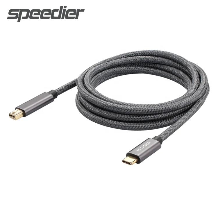 Cable USB tipo C a Mini DisplayPort 4K 60Hz (no Thunderbolt 2), Thunderbolt 3 A Mini DisplayPort, para Macbook