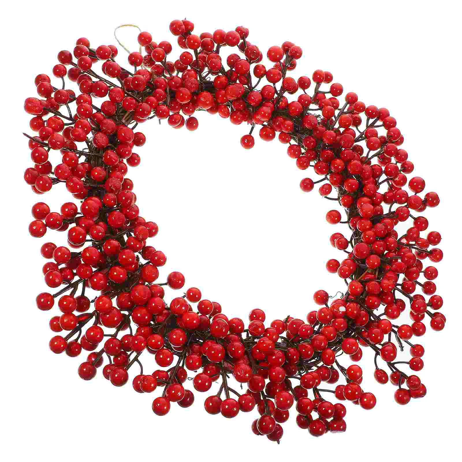 

Искусственный венок, предметы для украшения рождественской сцены, украшение для дома, деревянная подвесная декоративная Рождественская гирлянда, искусственная ягода